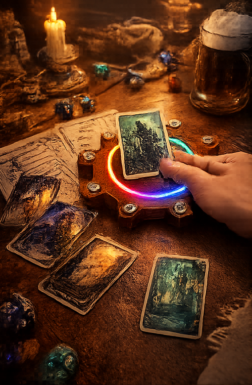 Magister Oraculum in einer Fantasy-Spielrunde